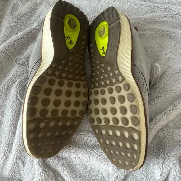 Ecco ST 1 Hybrid Lite Nubuck Leather Gray Men’s Dress Shoes Size 7-7.5