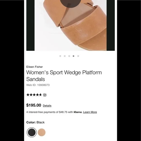Eileen fisher Sport Wedge Platform Sandals