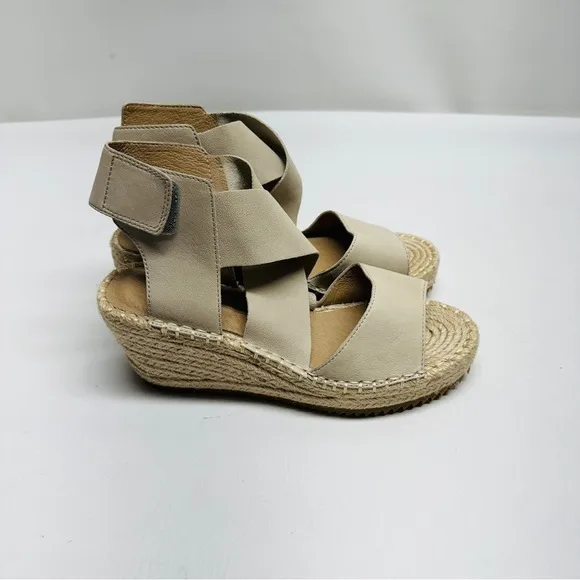 Eileen Fisher willow espadrilles platforms wedges sandals size 6 NWOT