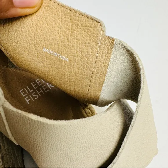 Eileen Fisher willow espadrilles platforms wedges sandals size 6 NWOT