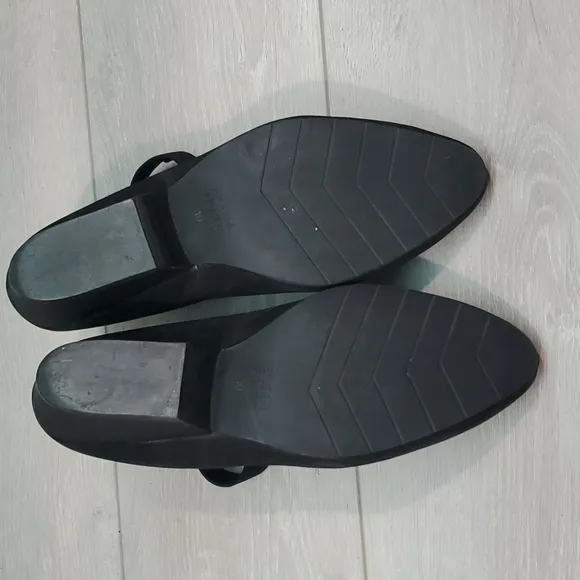 Eileen Fisher Women Ankle Strap Wedge Leather Shoes sz 10