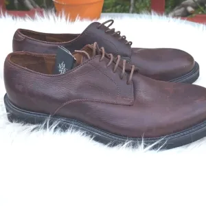 Eleventy Men's Brown Lace-up Shoes 41  NEW