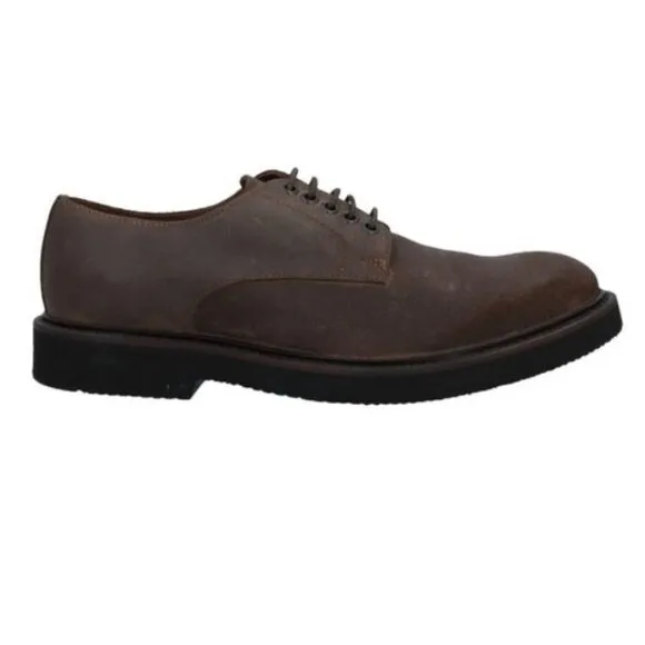 Eleventy Men's Brown Lace-up Shoes 41  NEW