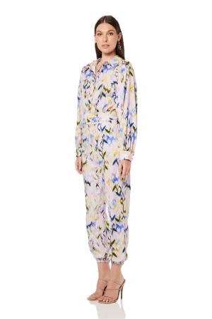 Elliatt Sallie Cotton Jumpsuit with Puffed Sleeves - 80's Glam Inspired