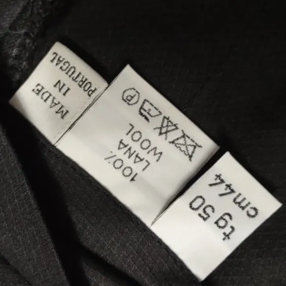 Ermenegildo Zegna Vintage Pure Wool Flat Front Luxury Trousers (Portugal)