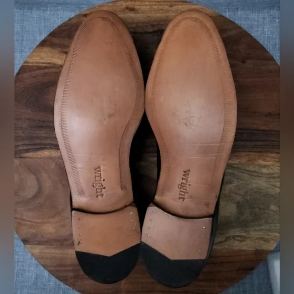 E.T. WRIGHT Dress Oxford Cap Toe Black Size 13 B