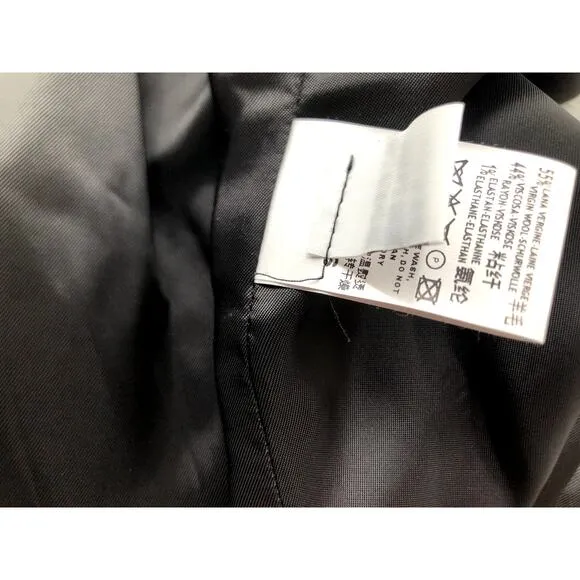 European Culture Steel Grey Jacket Wool Luxury Women's Size M NWT $265