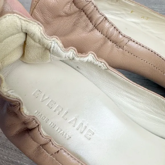 Everlane Day Heel Pecan Stacked Womens size 6.5  $178