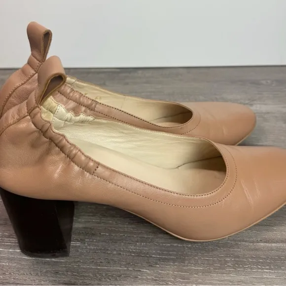 Everlane Day Heel Pecan Stacked Womens size 6.5  $178