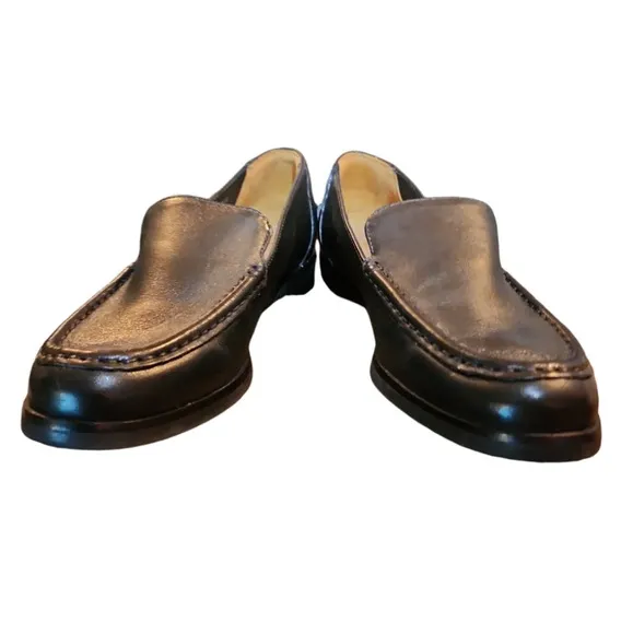 Everlane The Modern Loafer black leather size 6 quiet luxury mod Prep Old Money