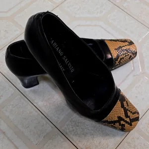 Excellent condition 38.5 leather made in Italy women's shoes