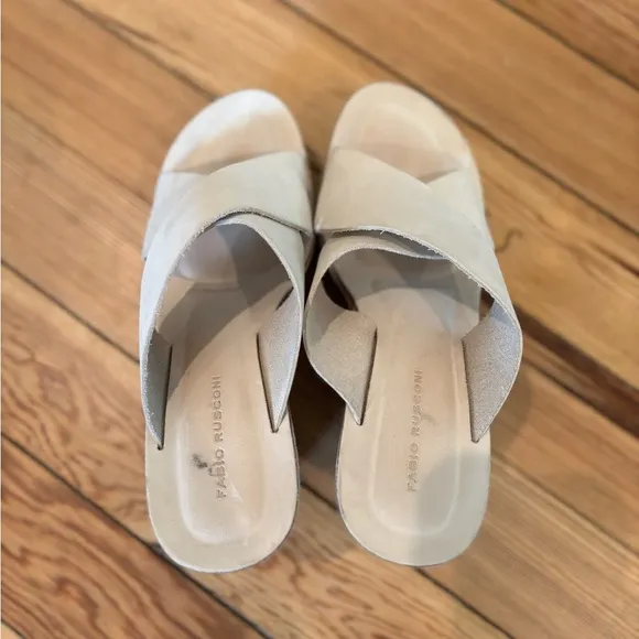 FABIO RUSCONI Platform Sandals 38 US 7.5