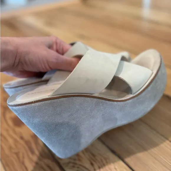 FABIO RUSCONI Platform Sandals 38 US 7.5