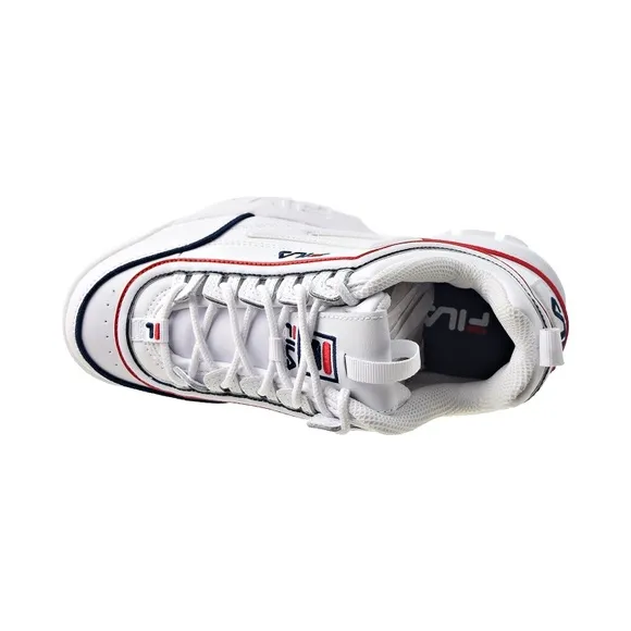 Fila Disruptor Il Contrast Piping Big Kids' Shoes White-Navy-Red