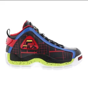 Fila Grant Hill 2 1BM01753-027 Mens Black Leather Athletic Basketball Shoes
