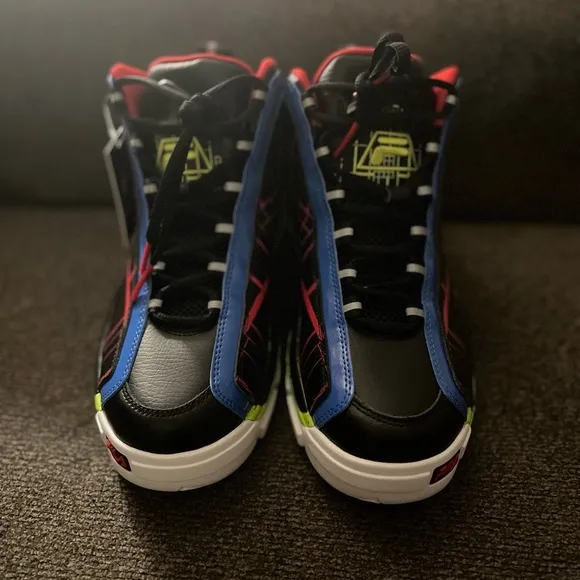 Fila Grant Hill 2 1BM01753-027 Mens Black Leather Athletic Basketball Shoes
