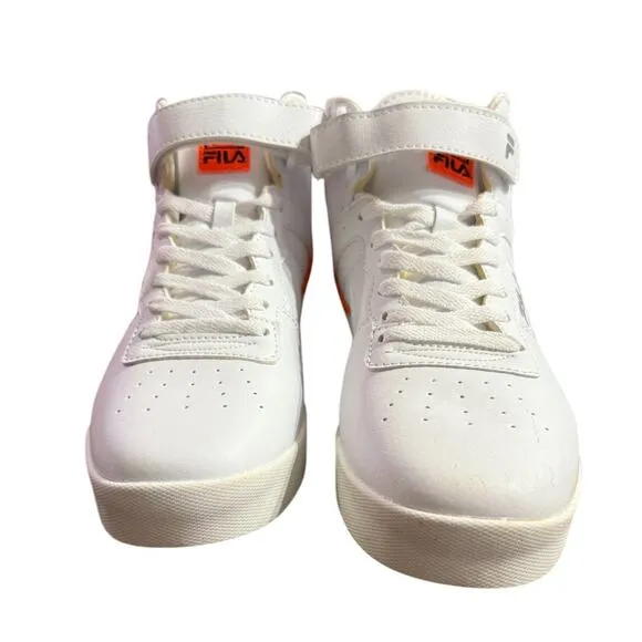 Fila Vulc 13 Reflective High-Top Sneaker Shoes Men's US 9 | EUR 42 White w/ Box
