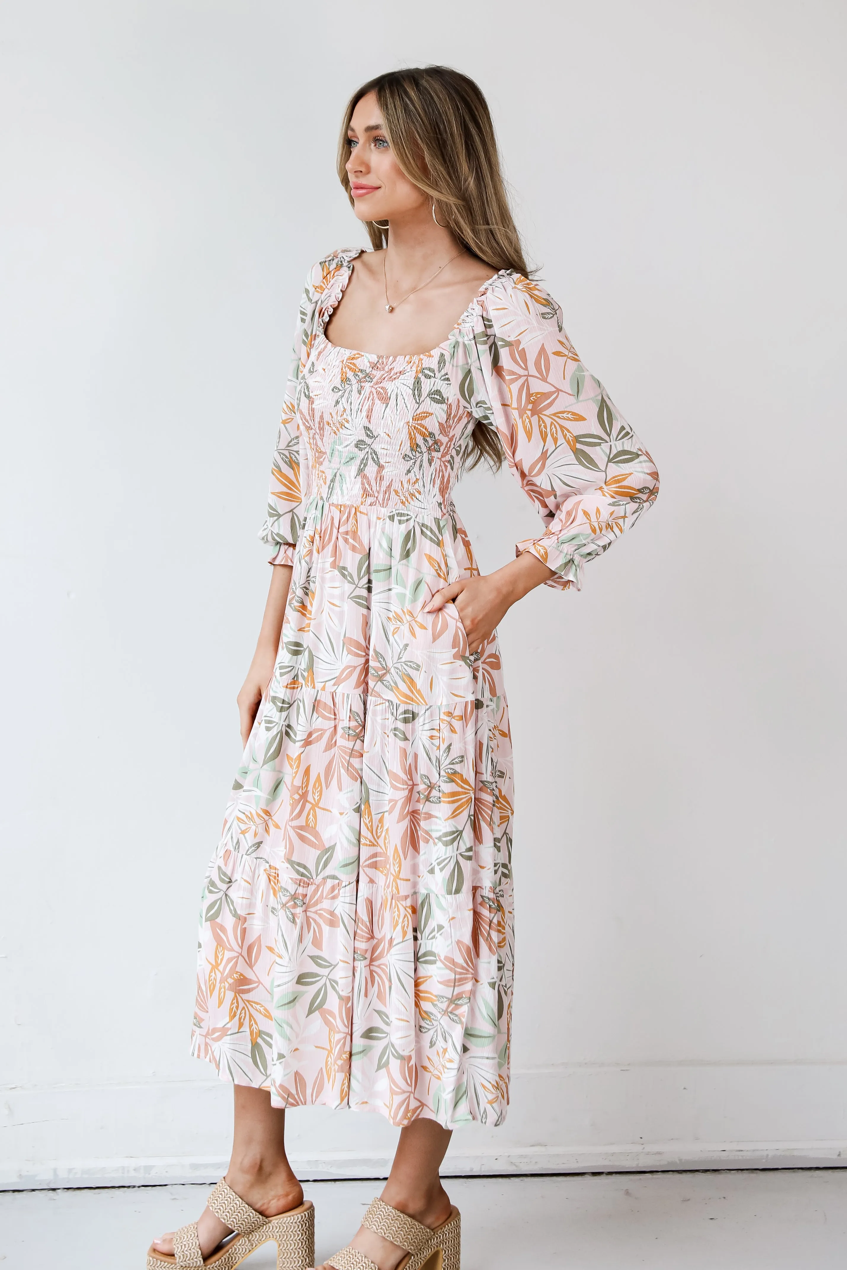 FINAL SALE - Tropical Daydream Midi Dress