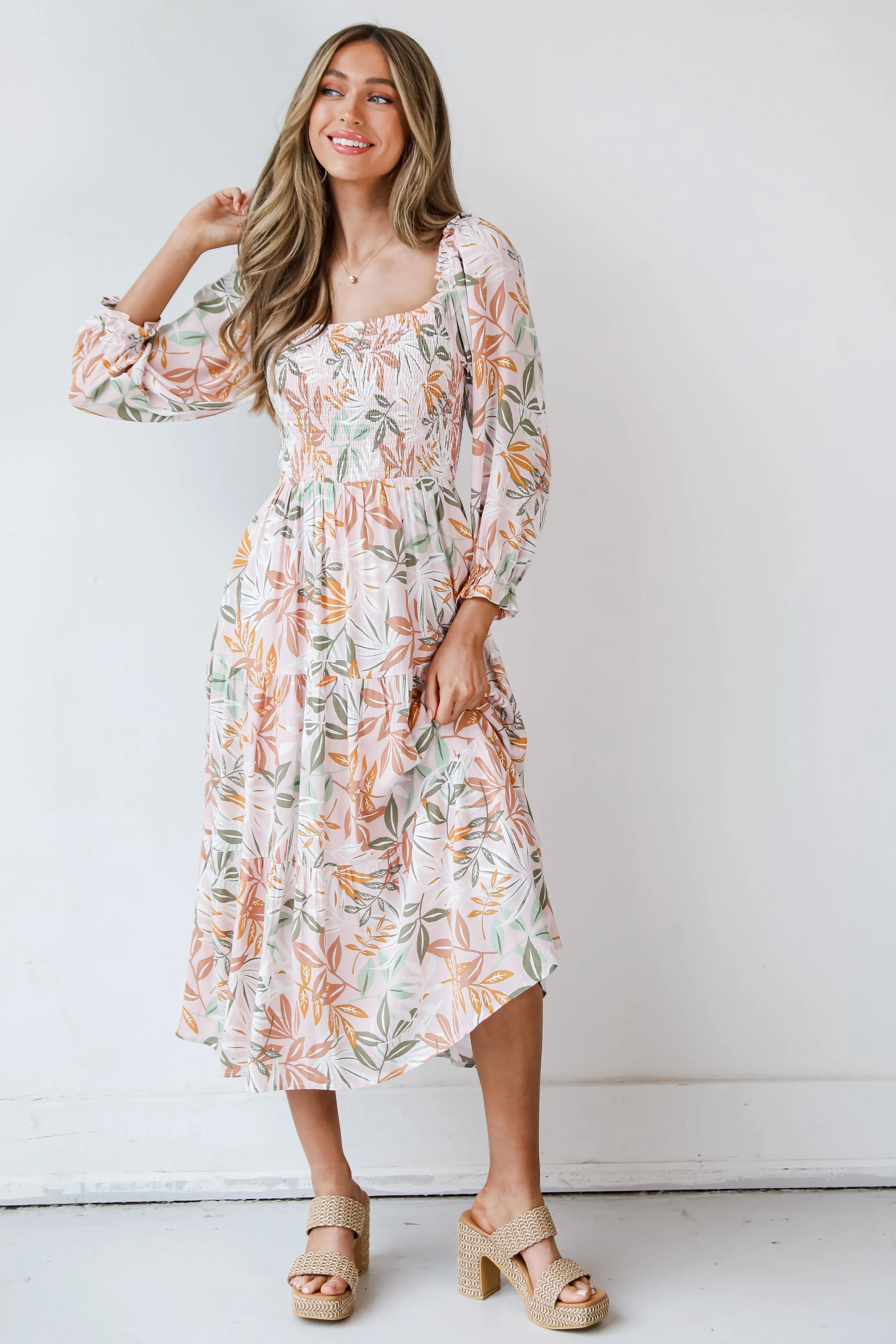 FINAL SALE - Tropical Daydream Midi Dress