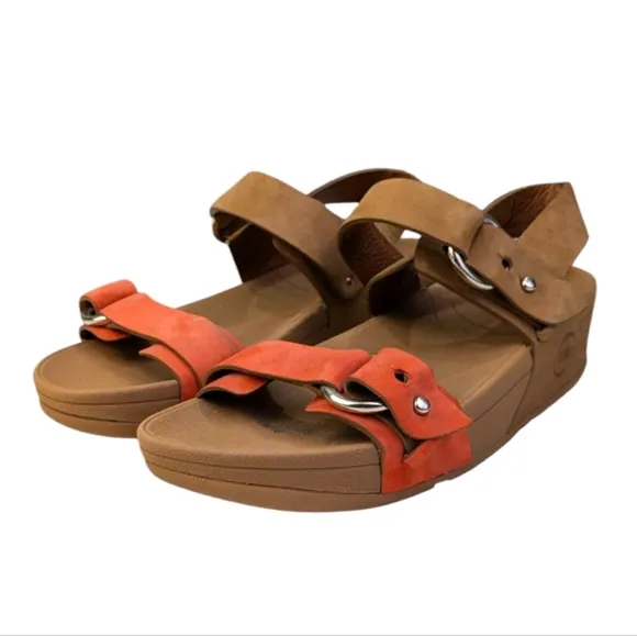 Fitflop Via Bar Sandals EUC $166 Size 7     S3354
