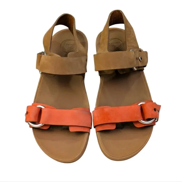 Fitflop Via Bar Sandals EUC $166 Size 7     S3354