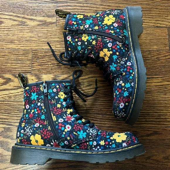 Floral Dr.Martens Boots