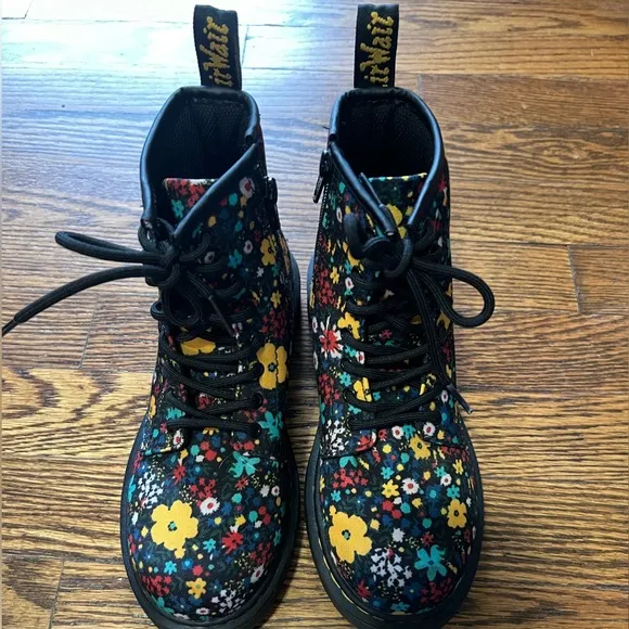 Floral Dr.Martens Boots
