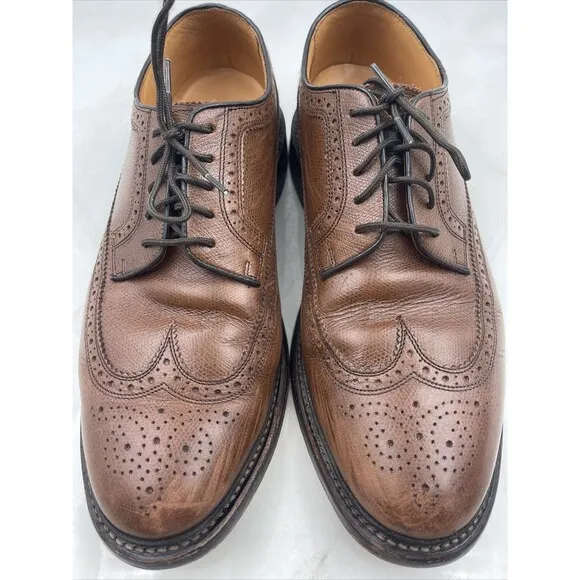 Florsheim Shoes Mens 10.5 Royal Imperial Brown Leather Kenmoor Wingtip 17109 03