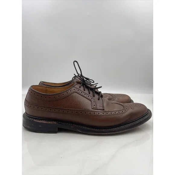 Florsheim Shoes Mens 10.5 Royal Imperial Brown Leather Kenmoor Wingtip 17109 03