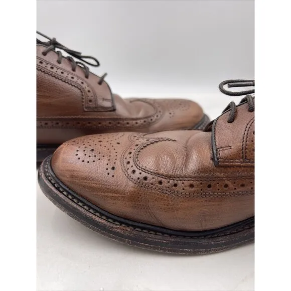 Florsheim Shoes Mens 10.5 Royal Imperial Brown Leather Kenmoor Wingtip 17109 03
