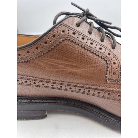 Florsheim Shoes Mens 10.5 Royal Imperial Brown Leather Kenmoor Wingtip 17109 03