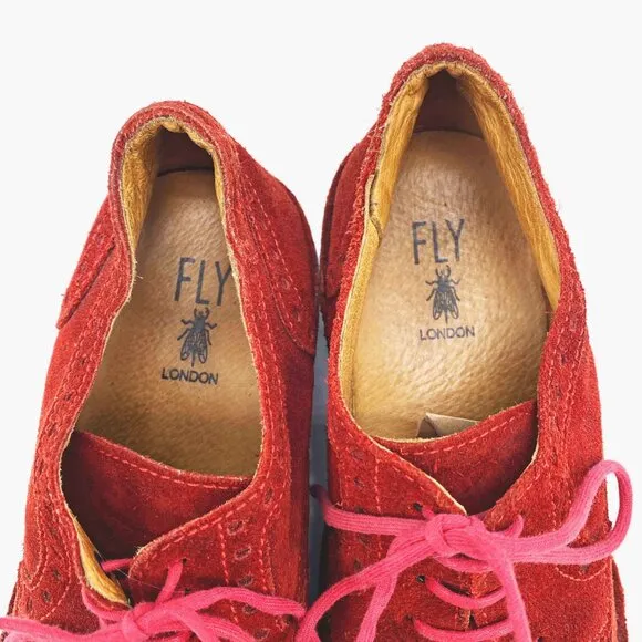 Fly London Jane Super Chunky Lace Up Oxford Shoes