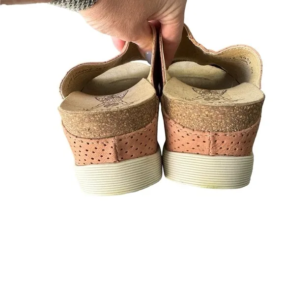 Fly London - NWOB Whin 176 Fly Slide Wedge Sandal in Rose Sz 40