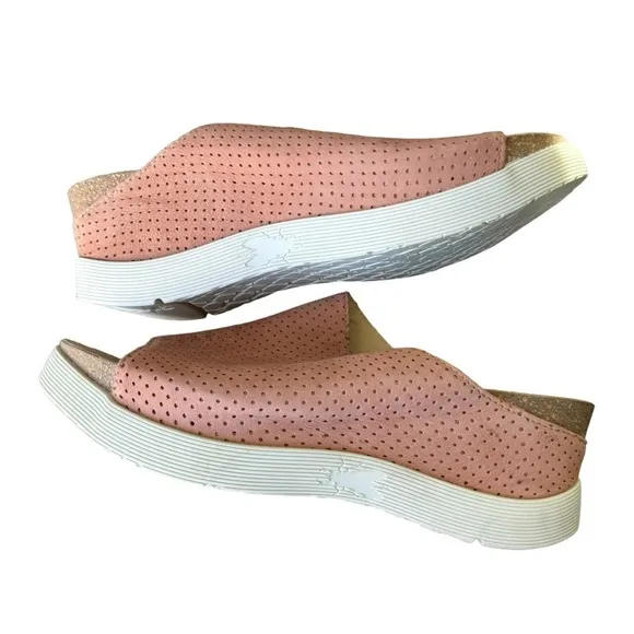 Fly London - NWOB Whin 176 Fly Slide Wedge Sandal in Rose Sz 40