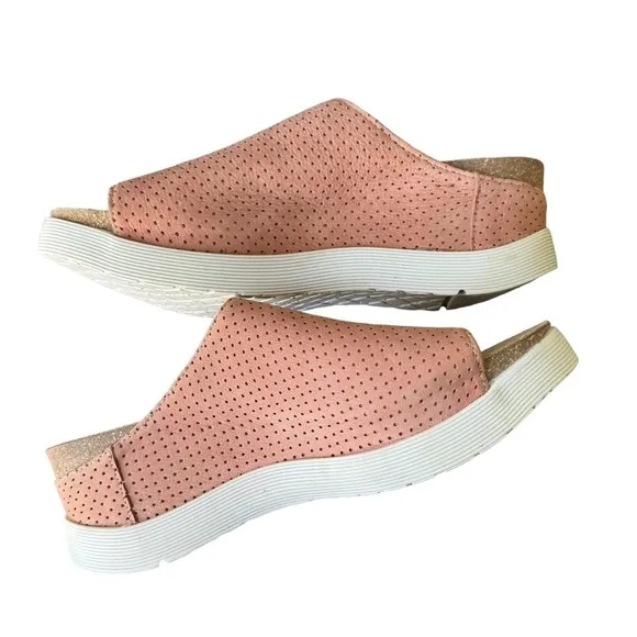 Fly London - NWOB Whin 176 Fly Slide Wedge Sandal in Rose Sz 40