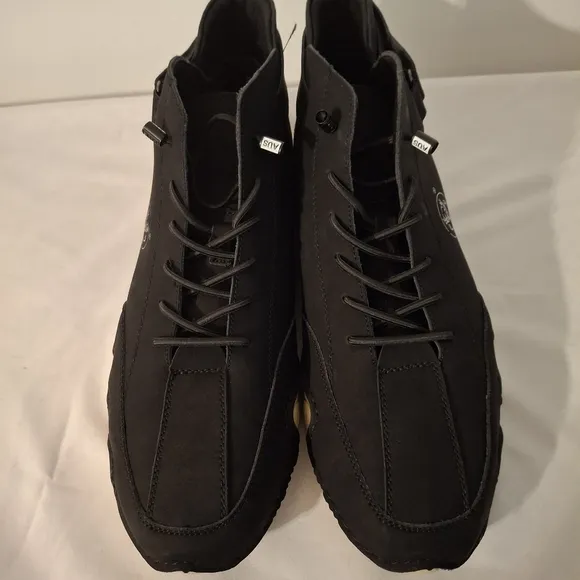 Flyland Suede Black And Tan High-top Men's Athletic Shoes