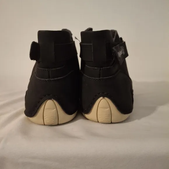 Flyland Suede Black And Tan High-top Men's Athletic Shoes