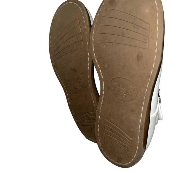 FootMates sherry Toddler Girl's white Genuine Leather Mary Jane Shoes Size 11.5