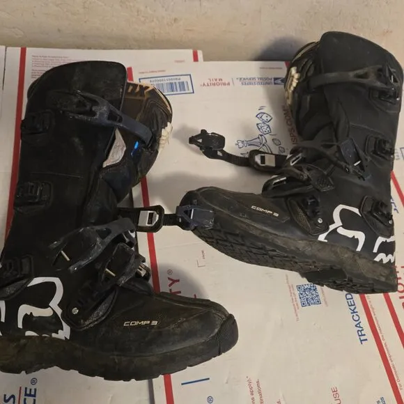 Fox Comp 3 Motocross Boots Youth Y6 EU 39 Size