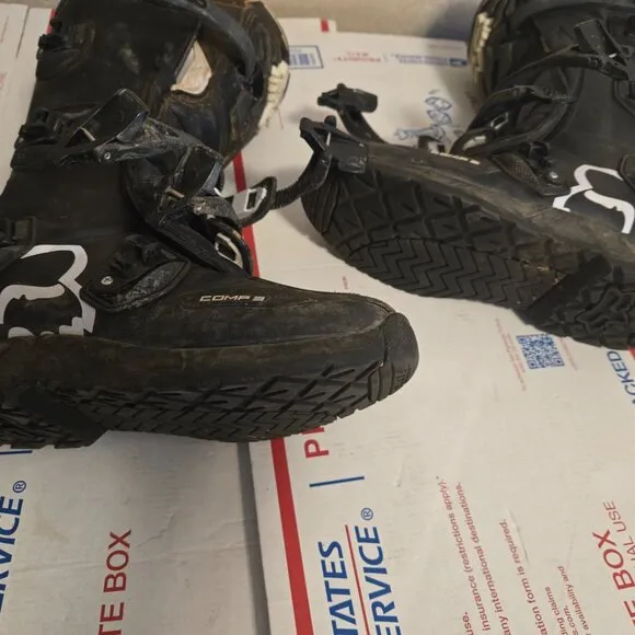 Fox Comp 3 Motocross Boots Youth Y6 EU 39 Size