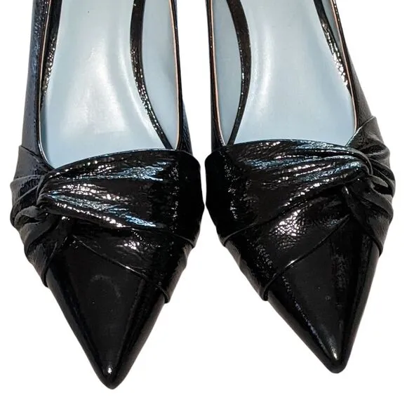 Frances Valentine NY Knot Kitten Heel Pointed Toe Pump 11B