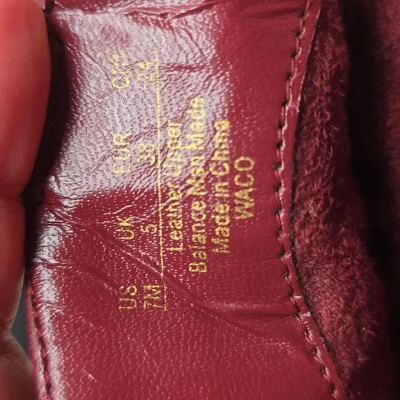 Franco Sarto Red Western Cowgirl Ankle Boots 7M