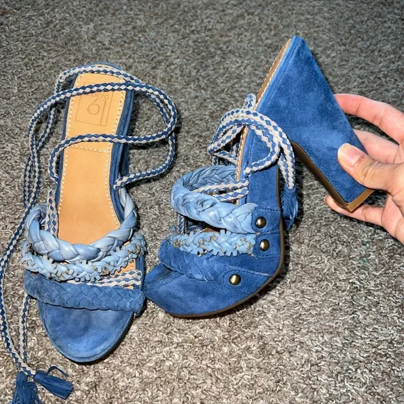 Free People Bacio 61 Pandino Lace Up Platform Heel Sandals