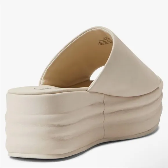 Free People Harbor Platform Sandal Vanilla Size 6.5 US 36.5 EU NEW