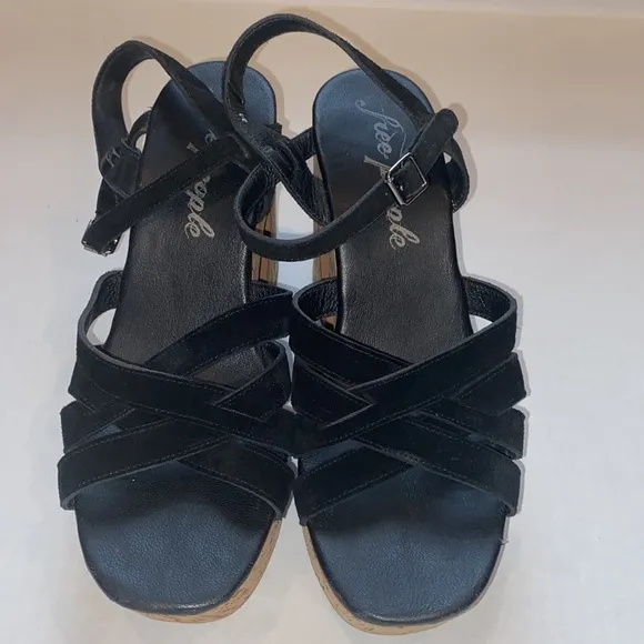 Free People Lisbon Mary Jane Platform Sandals In Black