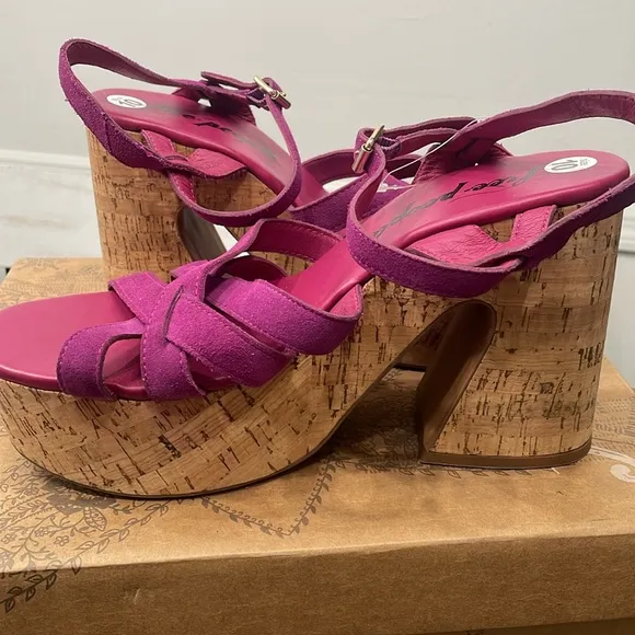 FREE PEOPLE Lisbon Mary Jane Platform  Sandals