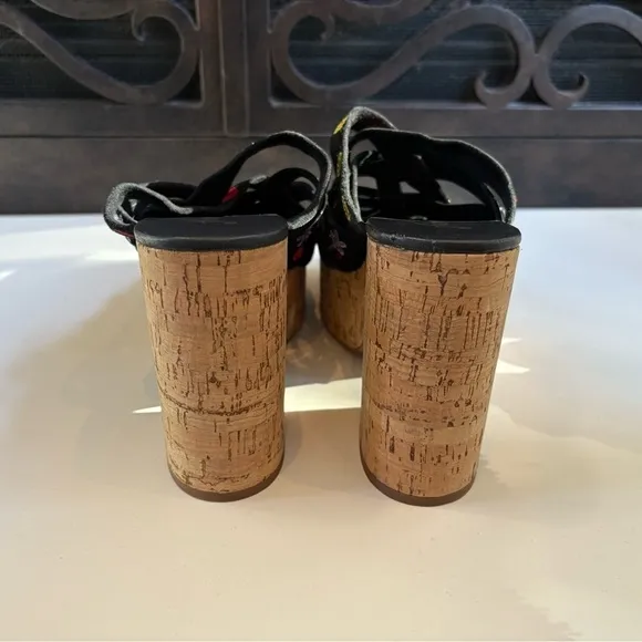 Free People Lisbon Platform Sandals Size 9