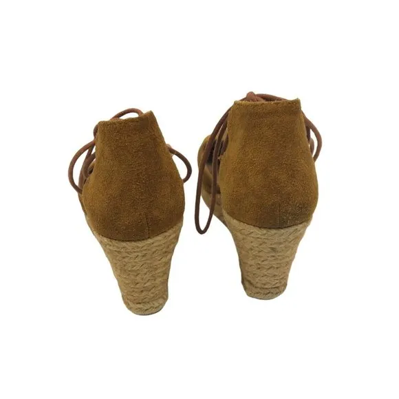 Free People Marabella Wedge Lace Up Espadrilles 39