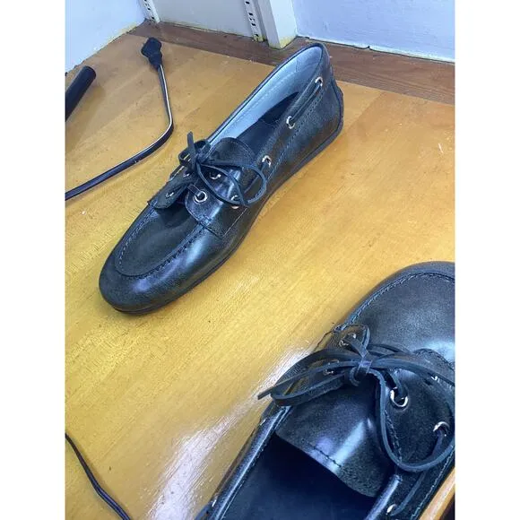 Free People Men's Boat Black Casual Shoes Size 9M