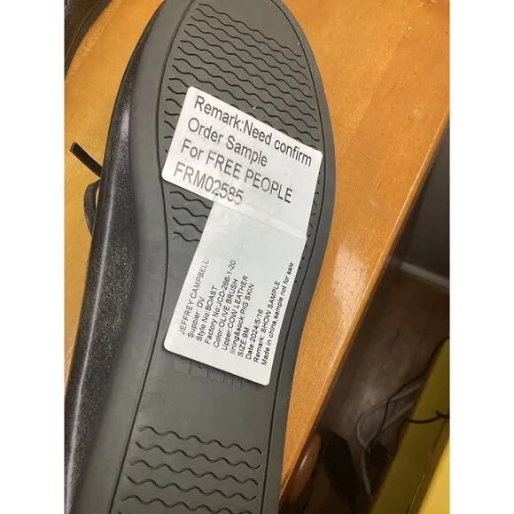 Free People Men's Boat Black Casual Shoes Size 9M